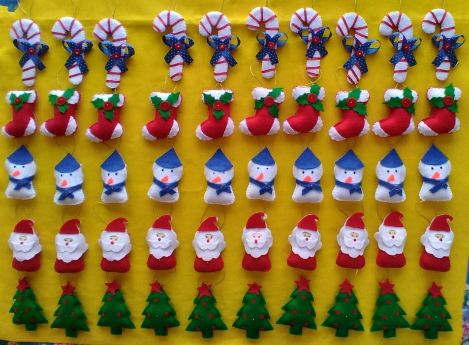 Handmade Felt Christmas Ornaments | Assorted