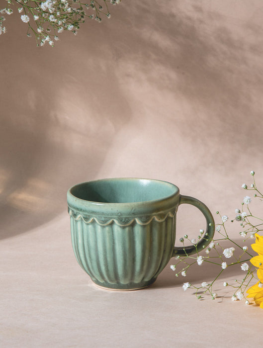 Ceramic Stoneware Savannah Mug - Green