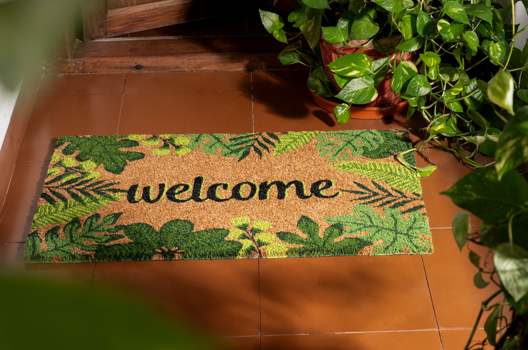 Tropical Welcome Coir Mat