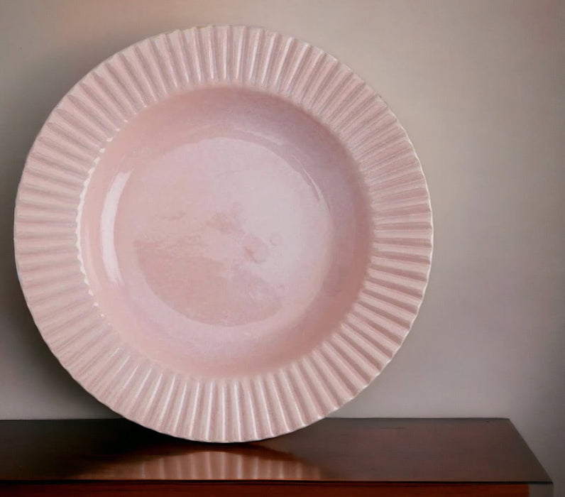 Ceramic Roseus Flamingo Pasta Plate