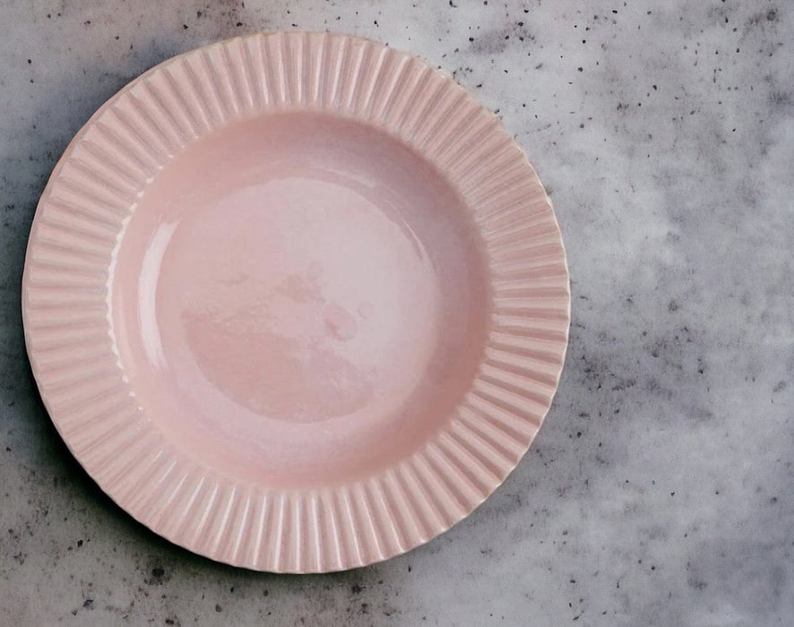 Ceramic Roseus Flamingo Pasta Plate