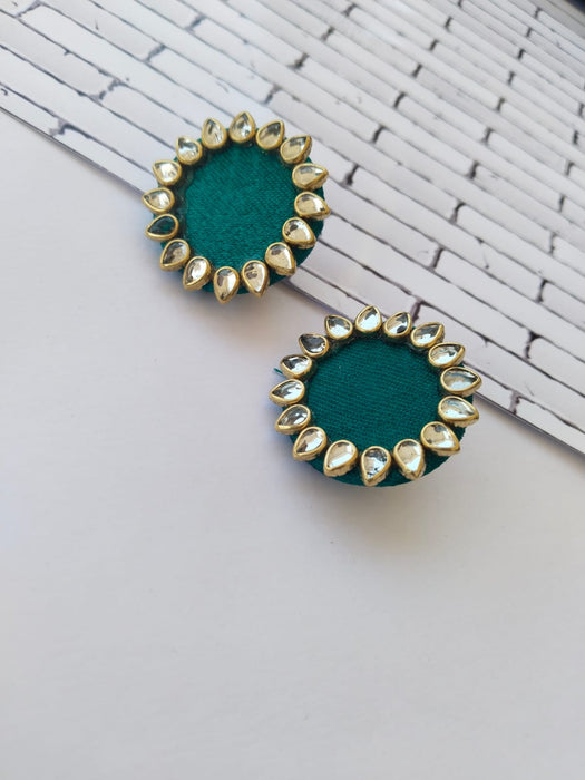 Kundan Mini Multicolor Studs Earrings