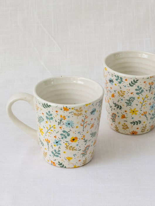 Ceramic Stoneware Spring Mug