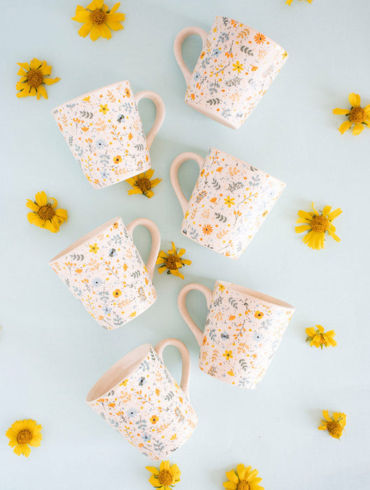 Ceramic Stoneware Spring Mug