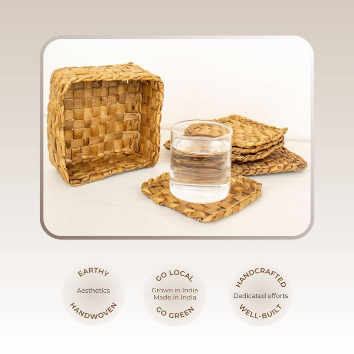 Sq. Weave Coasters