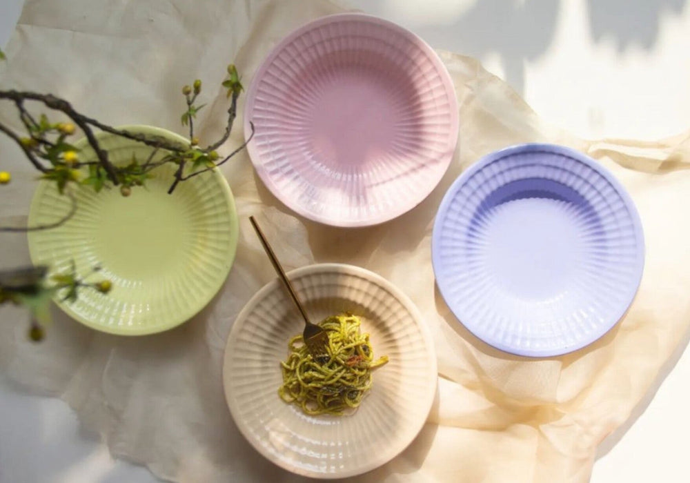 Ceramic Summer Pasta Plates