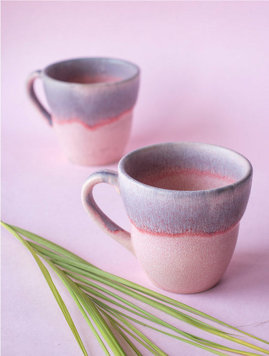 Ceramic Stoneware Sweet Pea Mug