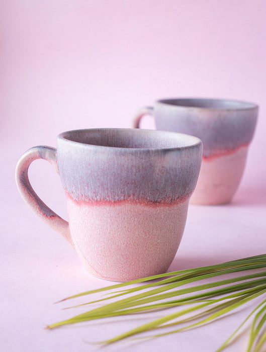 Ceramic Stoneware Sweet Pea Mug