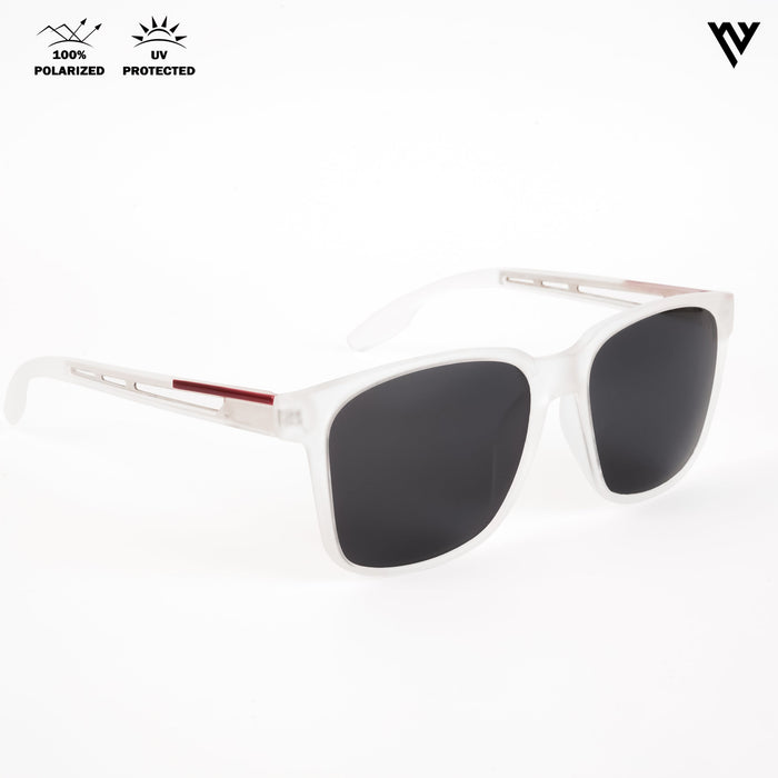 Voyage Exclusive Transparent Polarized Wayfarer Sunglasses for Men & Women - PMG4488