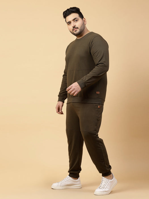 Comfort Couture Solid Terry Tracksuit