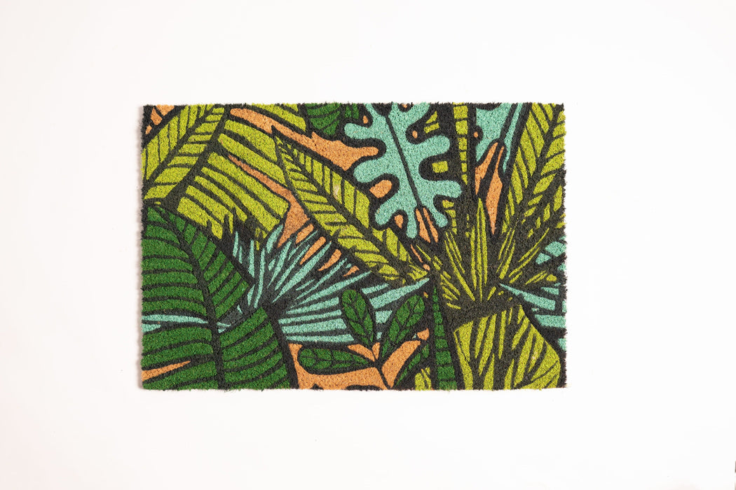 Tropical coir doormat