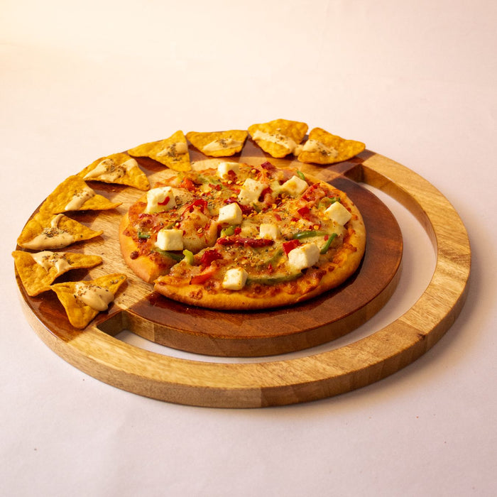 Wooden Two-Hued Mango Wood Cheese Platter