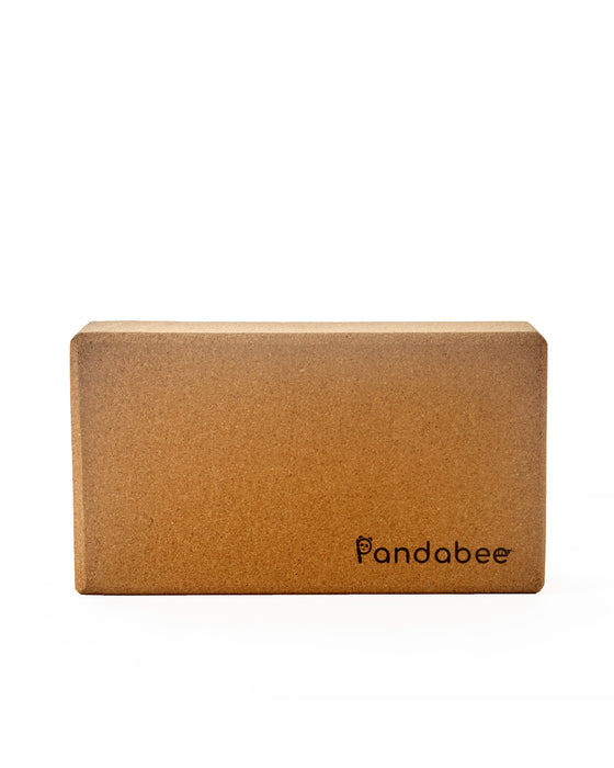 Pandabee Cork Yoga Blocks - Sustainable Set Of 2 For Natural Practice Enhancement