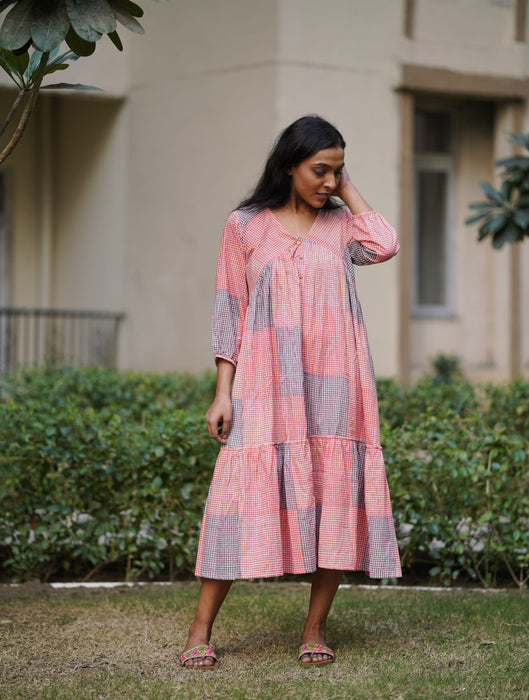 Gingham Fit n Flare Dress