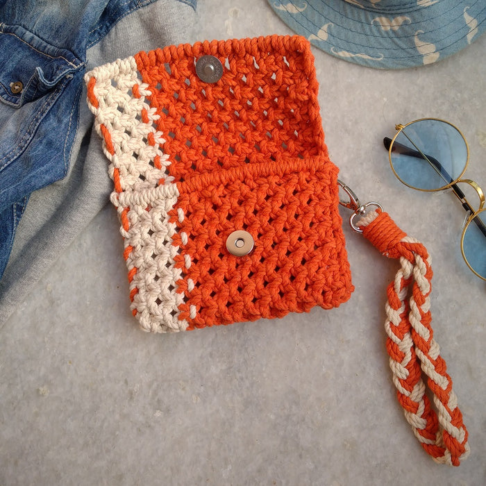 Vanilla And Tangerine Candy Ladies Wallet