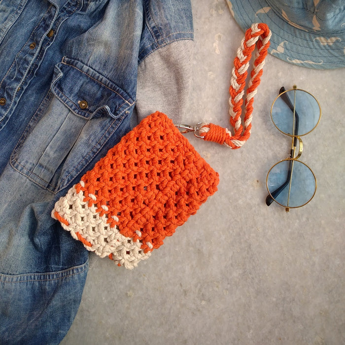 Vanilla And Tangerine Candy Ladies Wallet