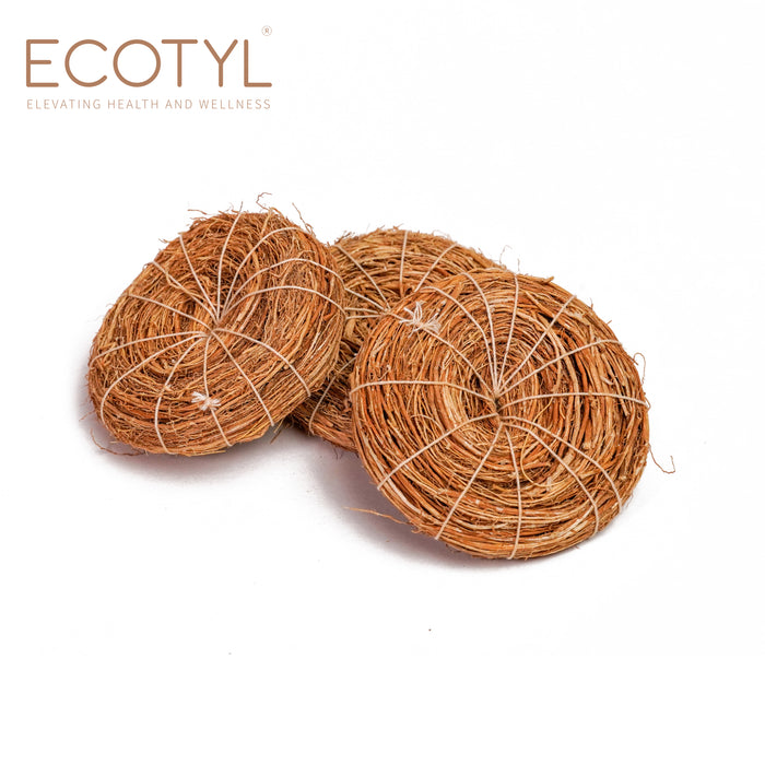 Vetiver Scrubber | Natural Body Loofah | Set Of 3