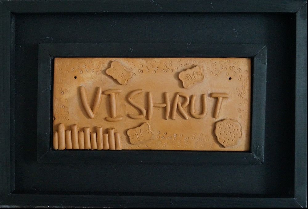 Customised Handcrafted Terracotta Name Plaque