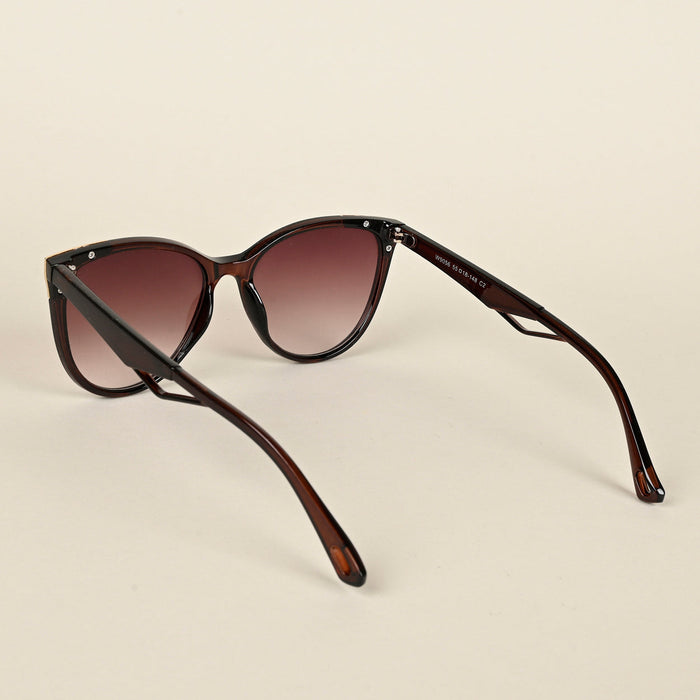 Voyage Brown Cateye Sunglasses for Women - MG4229