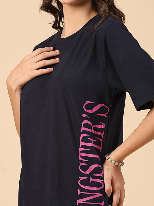 Everyday Elegance Printed Jersey T-shirt