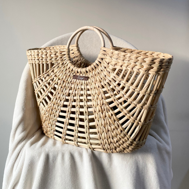 Classy Natural Brunch/Beach Tote Bag