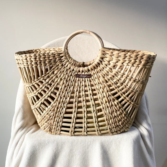 Classy Natural Brunch/Beach Tote Bag