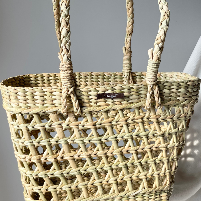 Rahi Water Reed Straw Market Tote