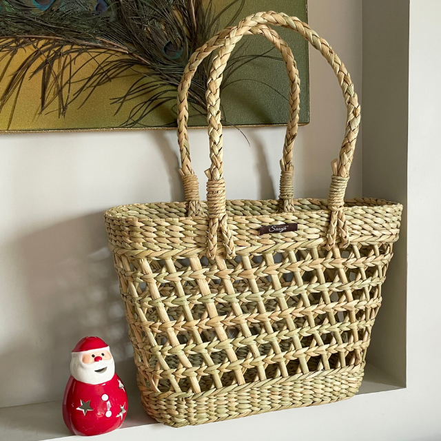 Rahi Water Reed Straw Market Tote