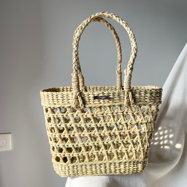 Rahi Water Reed Straw Market Tote