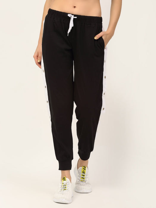 Contrast Tape Popper Jogger