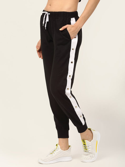 Contrast Tape Popper Jogger