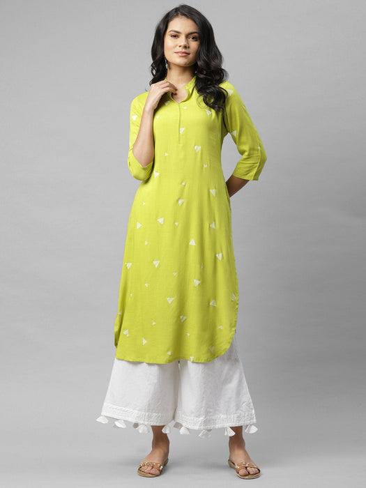 Printed Straight Kurta