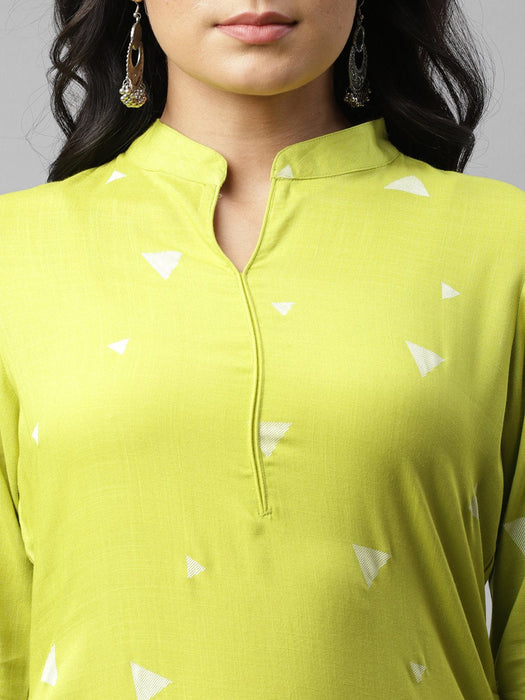 Printed Straight Kurta