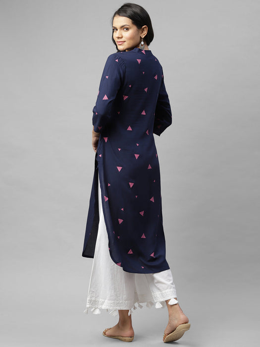 Printed Straight Kurta