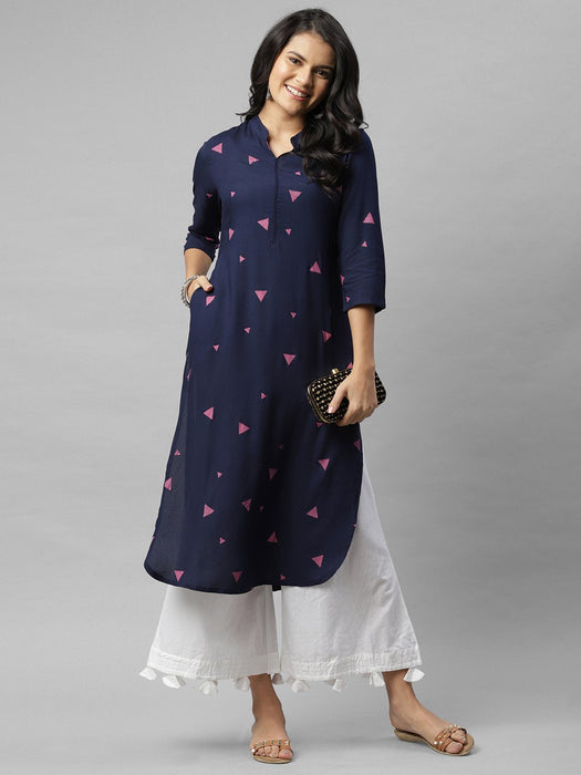 Printed Straight Kurta