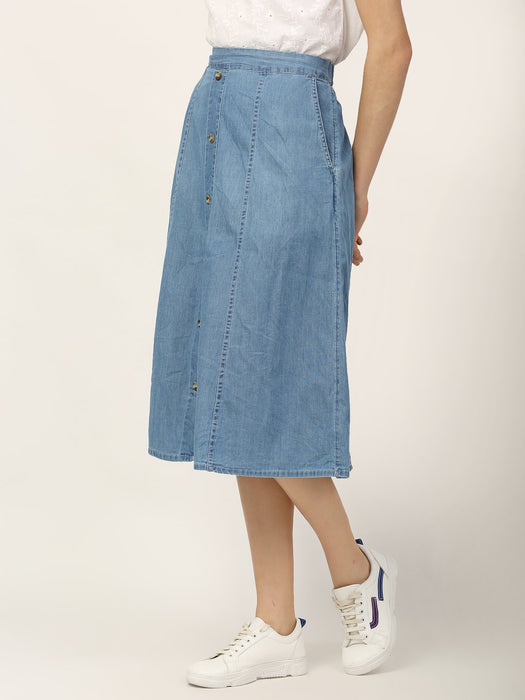 Blue Denim Skirt