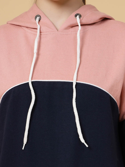 Colourblock Hooded Sweatshirt