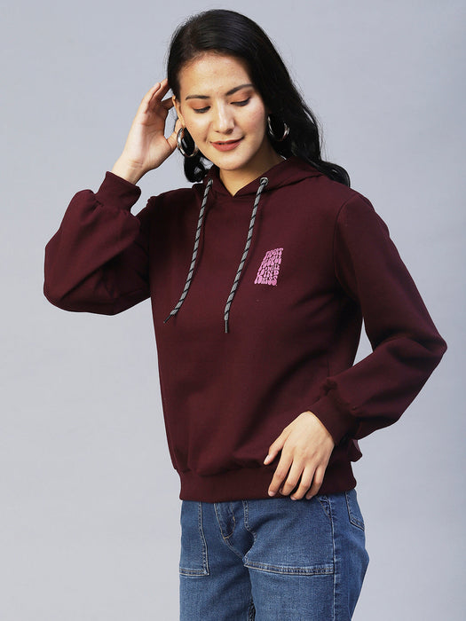 Oversized Fleece Hooded Sweatshirt