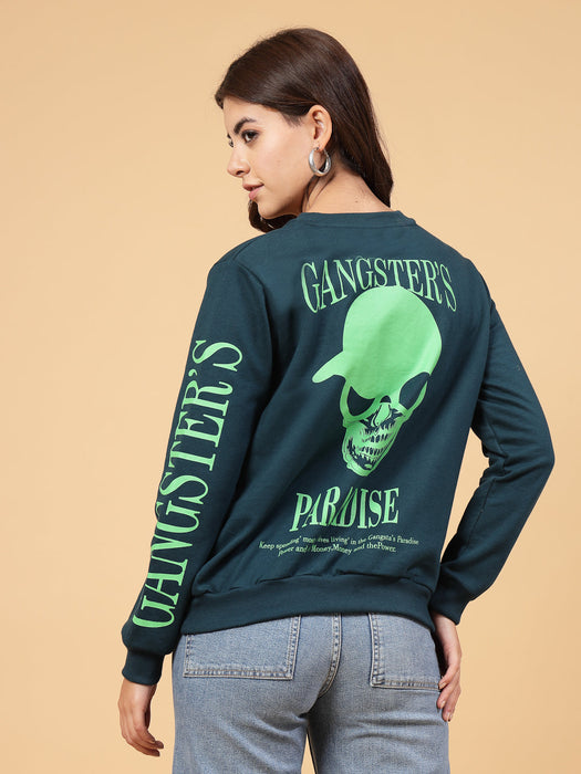 Women Gangster Paradise Oversized Sweatshirt