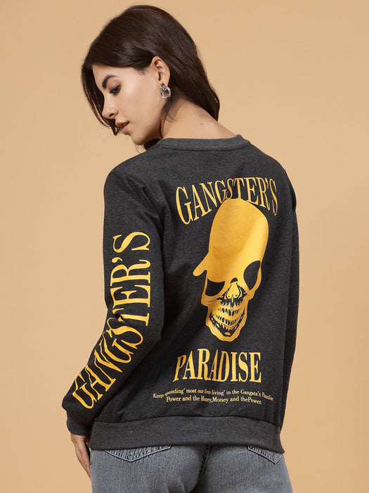 Women Gangster Paradise Oversized Sweatshirt