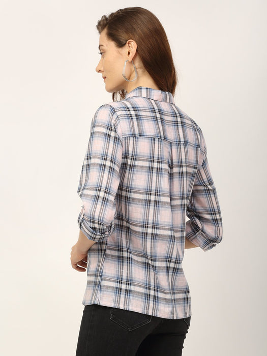 Lurex Check Shirt