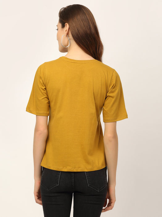 Mustrad Printed Cotton Half Sleeve T-Shirt