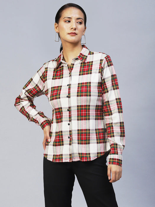 Printed Checks Full Sleeve Shirt