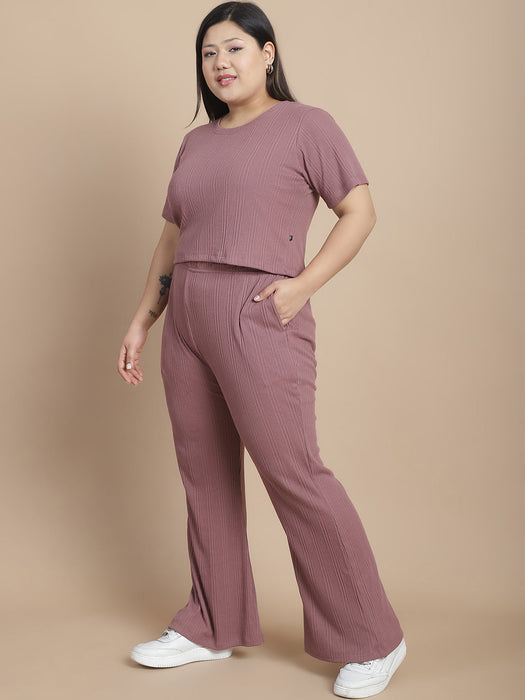 Elegant Women's Drop Needle Co-ord Set