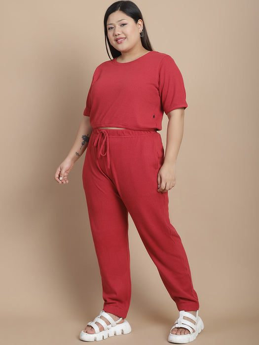 Stylish Pairing Top and Jogger Co-ord Set