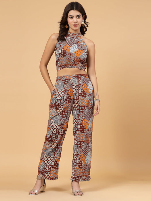 Women Paisley Print Co-ord