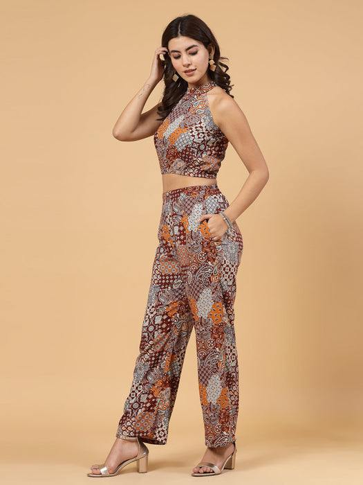 Women Paisley Print Co-ords