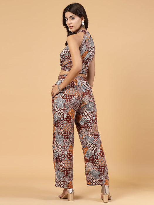 Women Paisley Print Co-ords