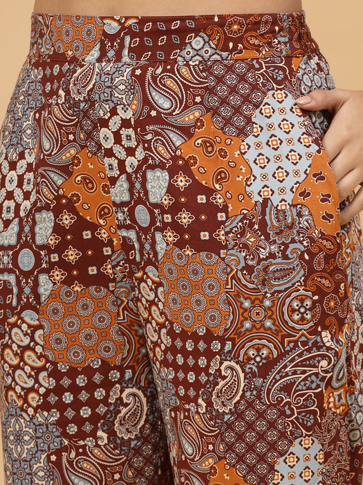 Women Paisley Print Co-ord