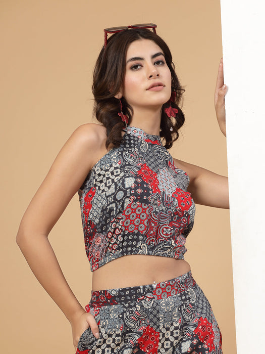 Women Paisley Print Co-ord